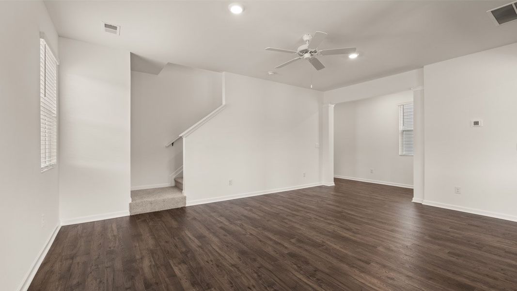Spacious, unfurnished interior of a new home in Oakchase at Hampton, Hampton (Image 17). Spacious, unfurnished interior of a new home in Oakchase at Hampton, Hampton (Image 17).
