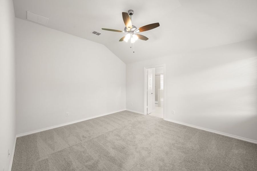 Front exterior of a new home in Mountain Valley, Burleson, TX, highlighting curb appeal (Image 17).