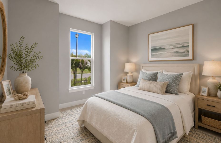 Furnished interior view inside a new home in Shores at Stillwater, Englewood (Image 8).