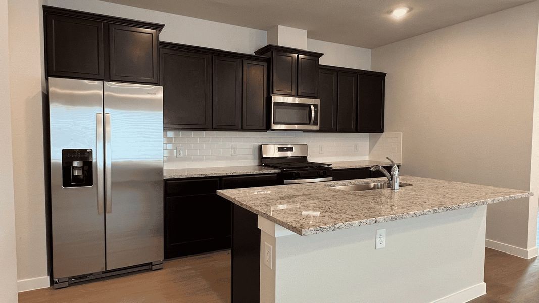 Furnished interior view inside a new home in Saratoga Crossing, Corpus Christi (Image 3).