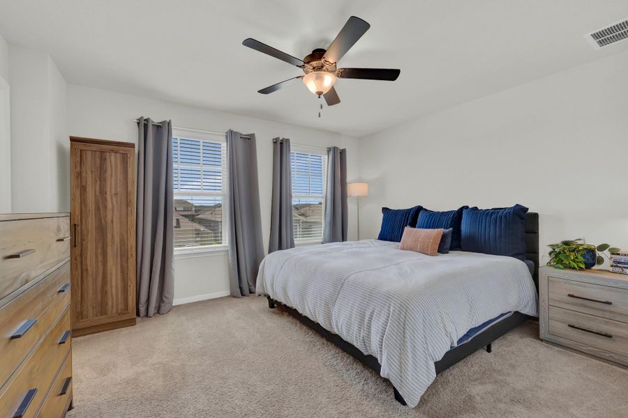 Furnished interior view inside a new home in , San Marcos (Image 17). Furnished interior view inside a new home in , San Marcos (Image 17).