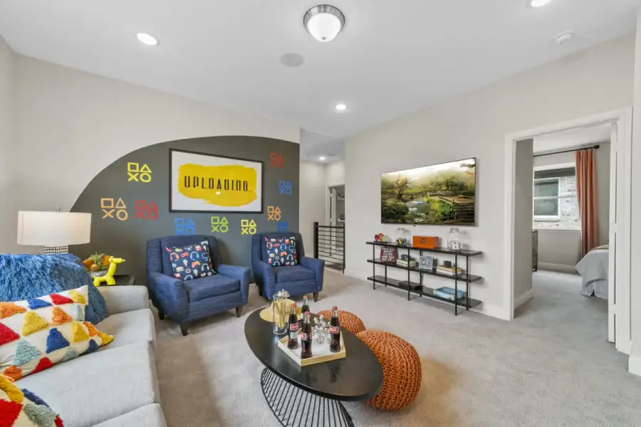 Representative furnished interior of a home built from the Melrose by Landon Homes in Lexington Frisco, Frisco (Image 13).