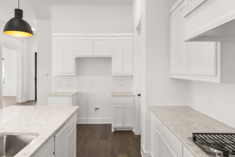 Furnished interior view inside a new home in Union Park, Little Elm (Image 12).