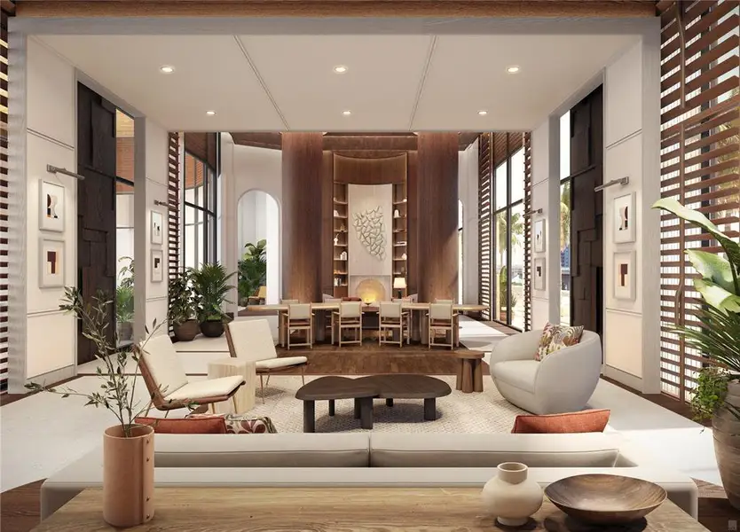 Furnished interior view inside a new home in , Tampa (Image 8). Furnished interior view inside a new home in , Tampa (Image 8).