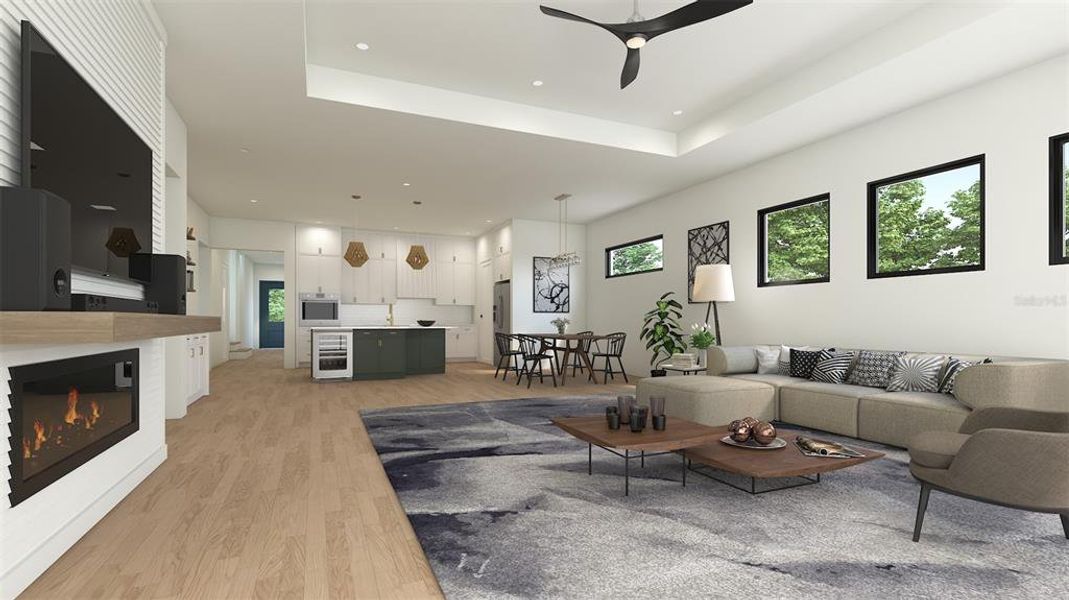 Furnished interior view inside a new home in , Winter Park (Image 3).