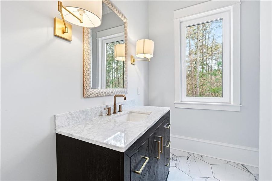 Furnished interior view inside a new home in , Roswell (Image 9).