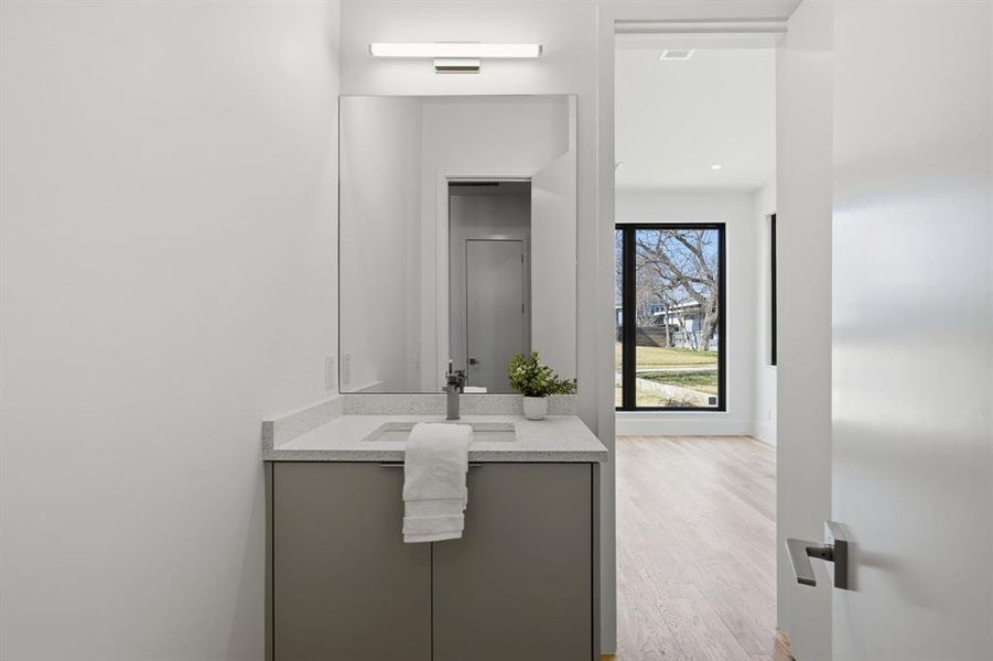 Furnished interior view inside a new home in , Dallas (Image 6).