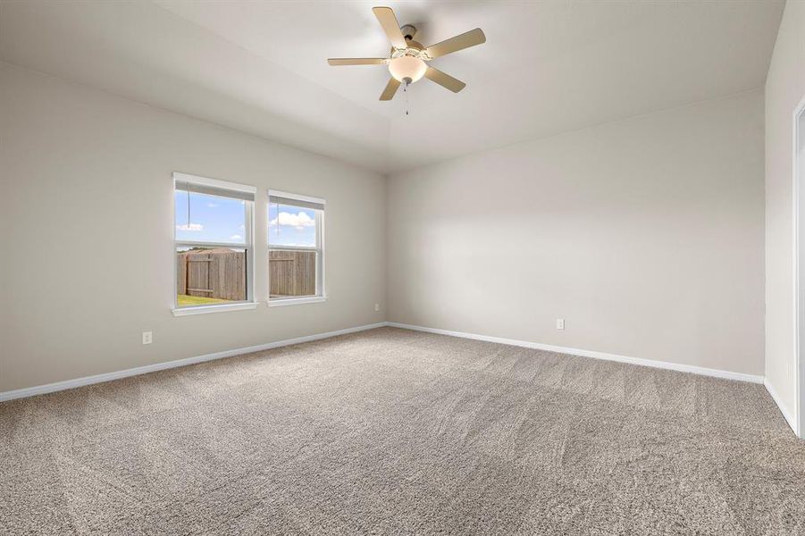 Primary bedroom, downstairs