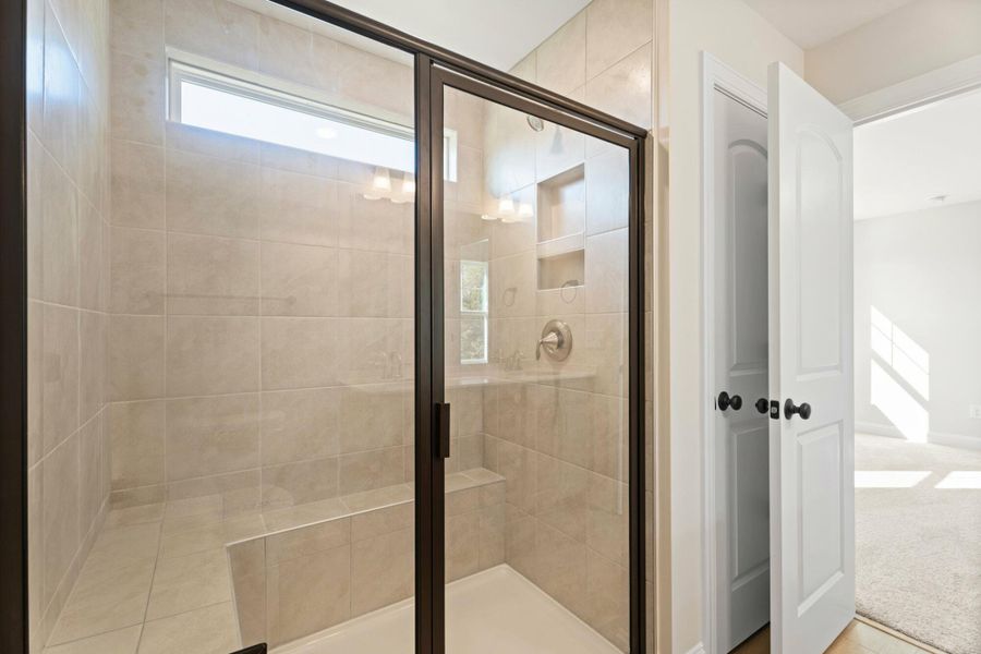 Furnished interior view inside a new home in Cottages at Piper Village, Trinity (Image 11).