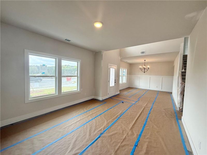 In-progress construction of a new home in , Hoschton, GA (Image 10).