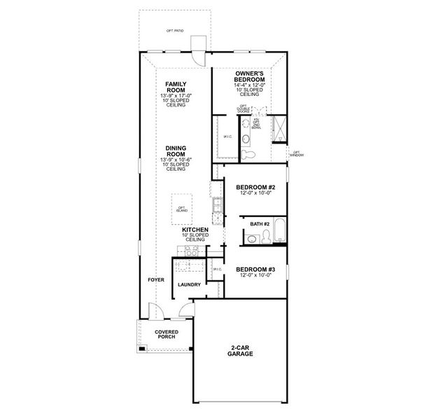 2D floor plan layout of this home in Elevon, Lavon, TX (Image 4). 2D floor plan layout of this home in Elevon, Lavon, TX (Image 4).