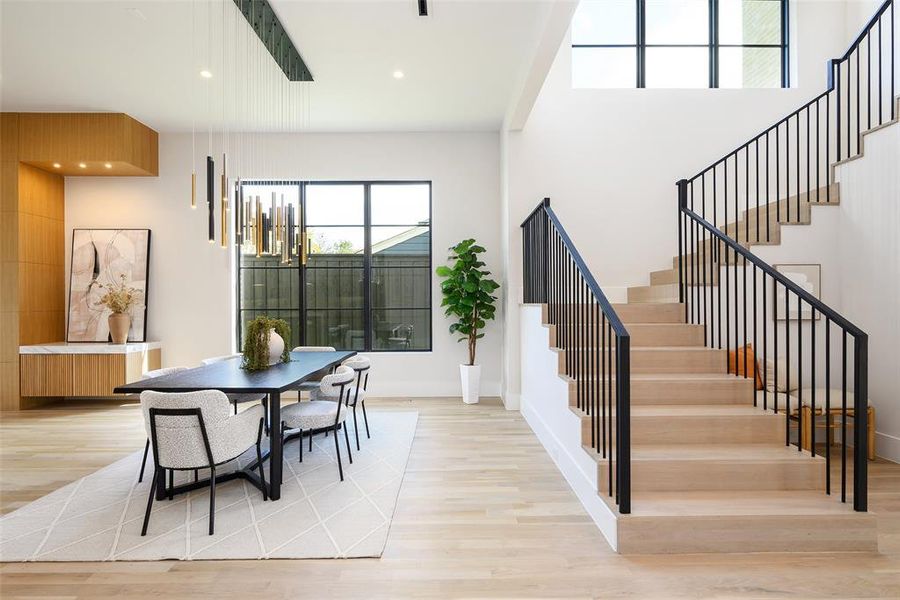 Furnished interior view inside a new home in , Dallas (Image 32).