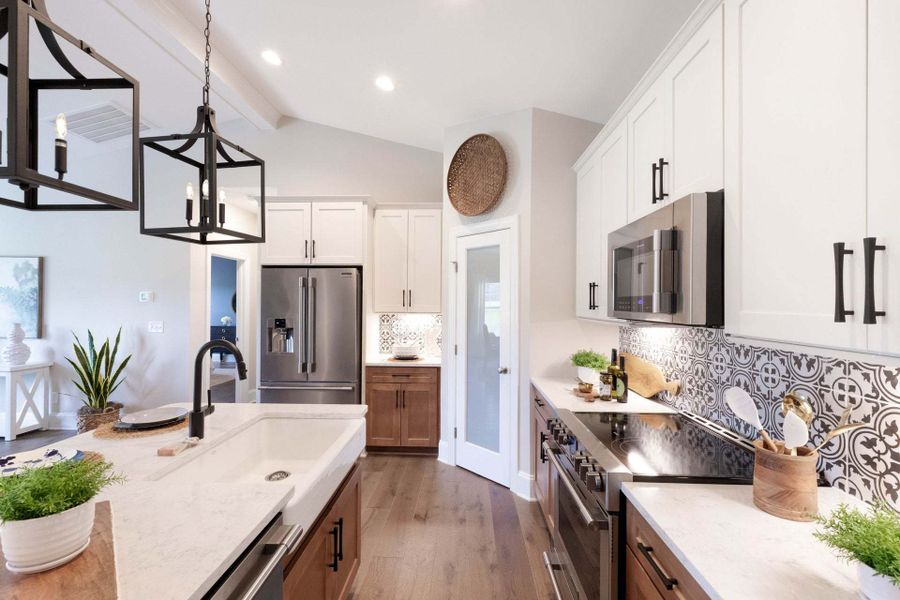 Representative furnished interior of a home built from the Carver by Caviness & Cates Communities in Maggie Way, Wendell (Image 110).