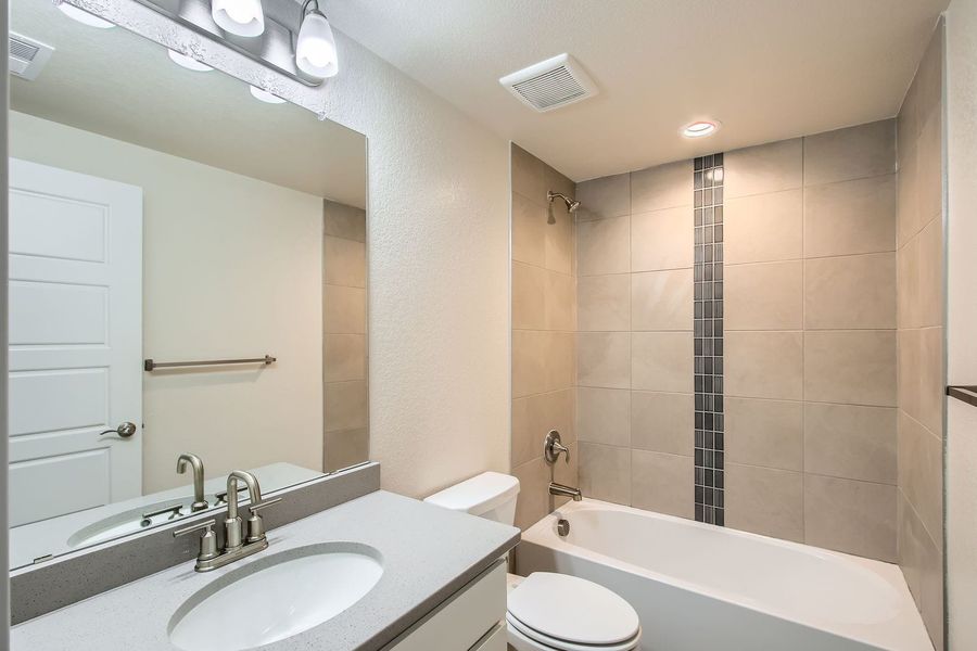 Representative furnished interior of a home built from the Pintail by View Homes in Buffalo Highlands – Commerce City, Commerce City (Image 11).