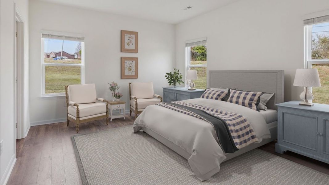 Furnished interior view inside a new home in Catlett Cove, Knoxville (Image 9).