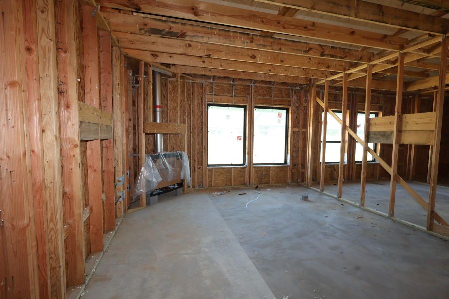 In-progress construction of a new home in Riceland - Summit Collection, Mont Belvieu, TX (Image 5).