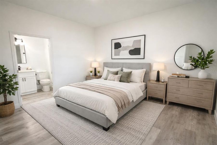Furnished interior view inside a new home in , Ocala (Image 15).