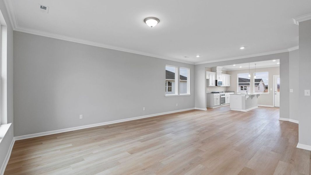 Representative unfurnished interior of a home built from the The Stella by Davidson Homes LLC in Ivy Glen, Perry (Image 11).