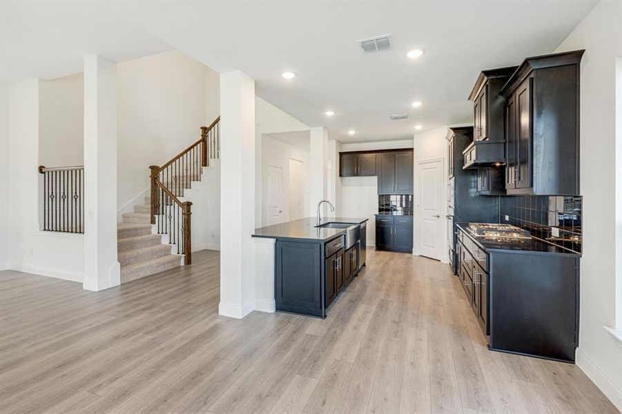 Furnished interior view inside a new home in Hunters Ridge, Crowley (Image 13). Furnished interior view inside a new home in Hunters Ridge, Crowley (Image 13).