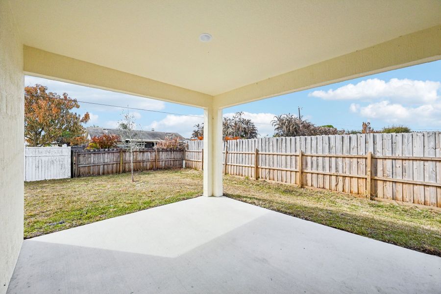 Exterior details and patio area of a home in Port St. Lucie, Port St. Lucie (Image 4).