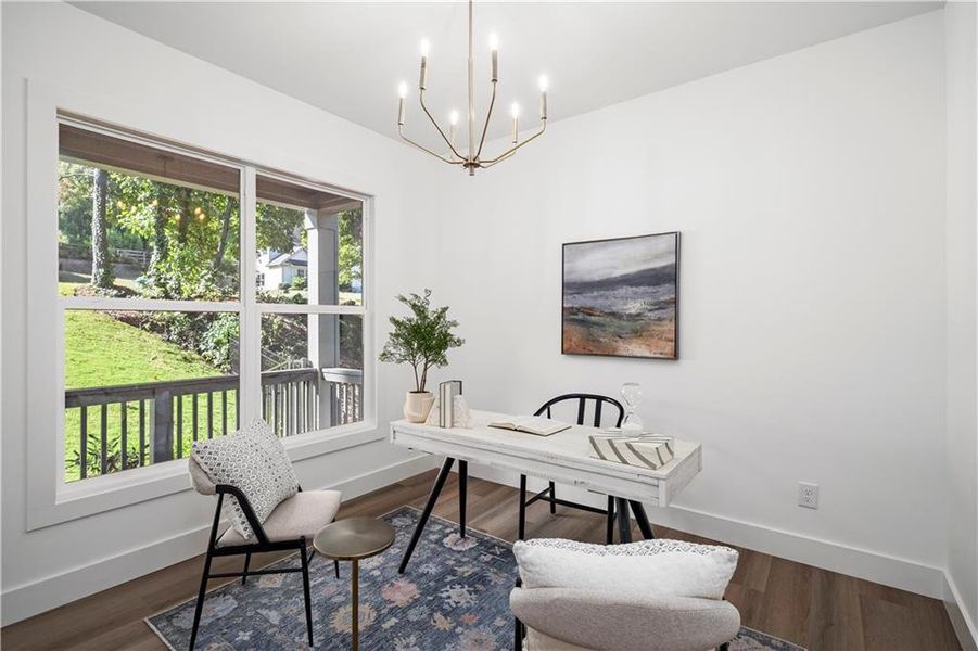 Furnished interior view inside a new home in , Canton (Image 8). Furnished interior view inside a new home in , Canton (Image 8).