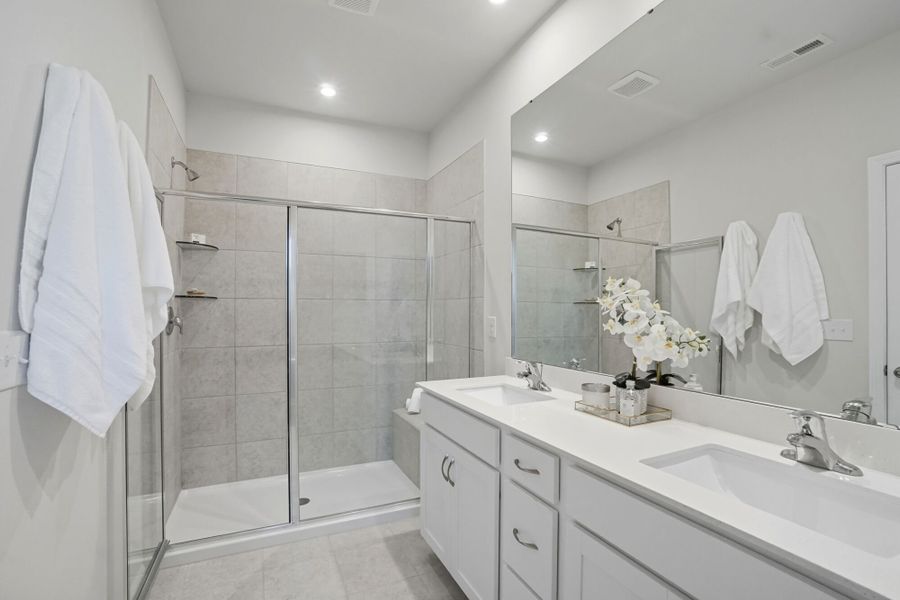 Representative furnished interior of a home built from the Shelby by Mattamy Homes in The Townes at Westfall, Gastonia (Image 16).