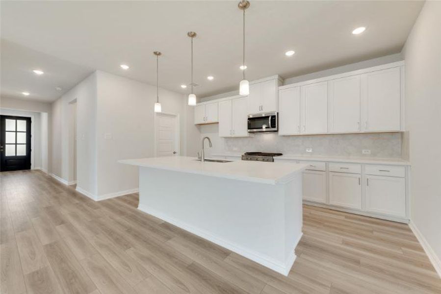 Furnished interior view inside a new home in Spiritas Ranch, Little Elm (Image 8).