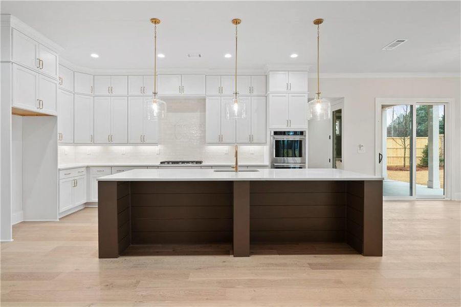 Furnished interior view inside a new home in , Canton (Image 2).