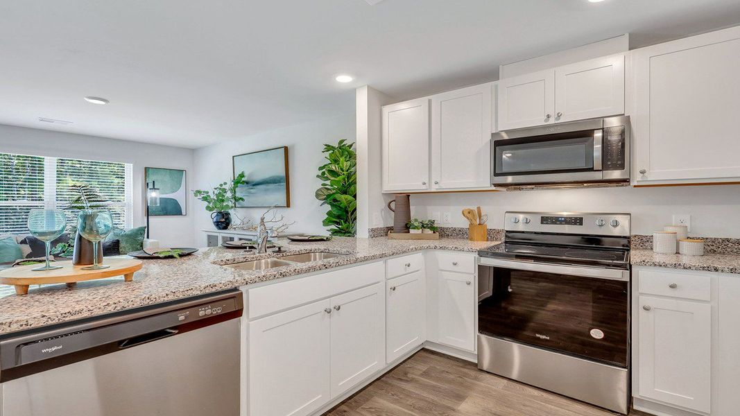 Furnished interior view inside a new home in The Pines at New Hampstead, Bloomingdale (Image 8).