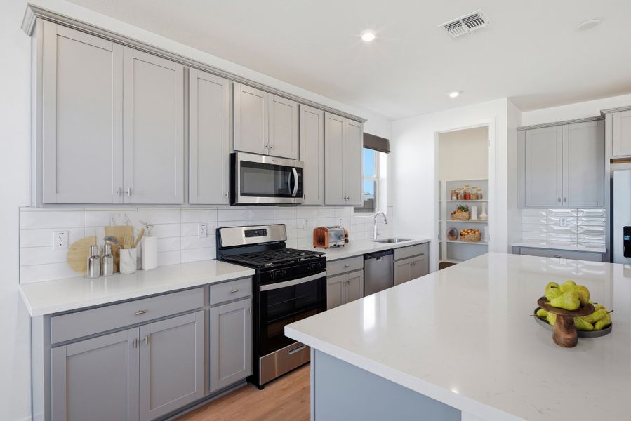 Furnished interior view inside a new home in Montana Vista - Summit: Summit, Buckeye (Image 6).