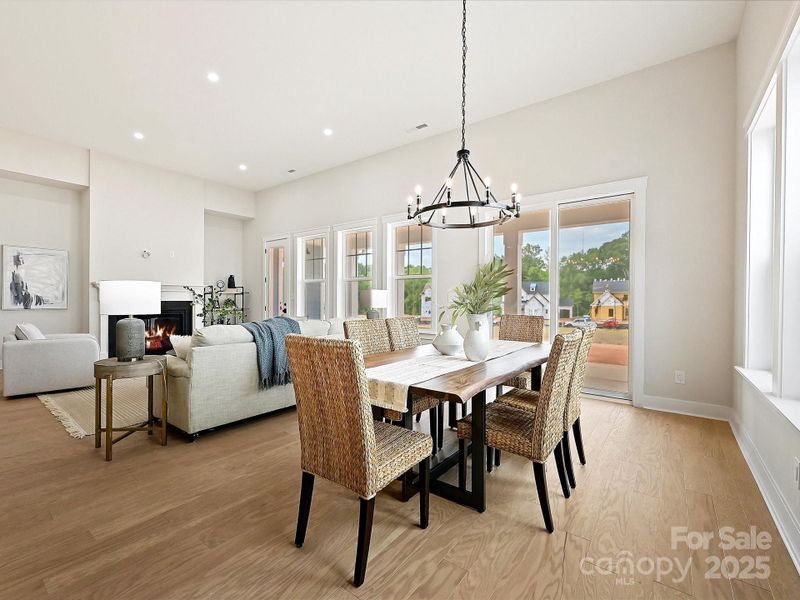 Furnished interior view inside a new home in Coventry Glen, Huntersville (Image 9). Furnished interior view inside a new home in Coventry Glen, Huntersville (Image 9).