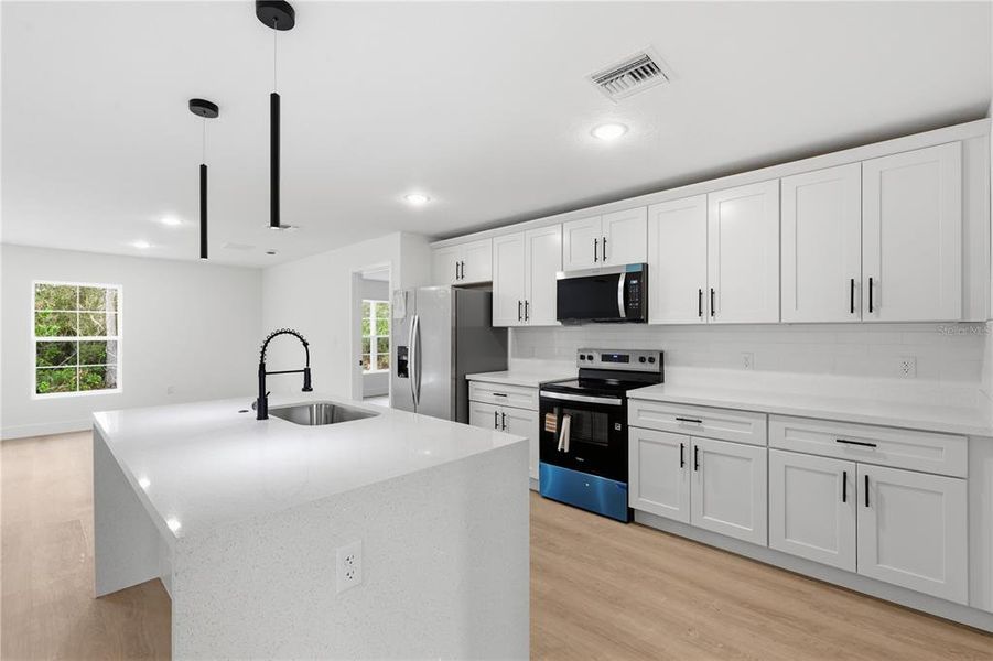 Furnished interior view inside a new home in , Sebring (Image 6).