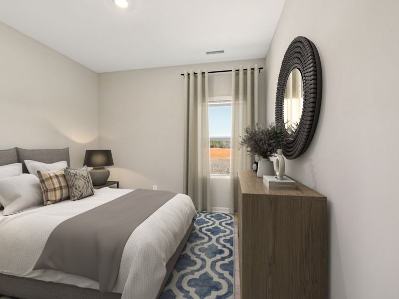 Furnished interior view inside a new home in Watkins Glen, Raleigh (Image 8).