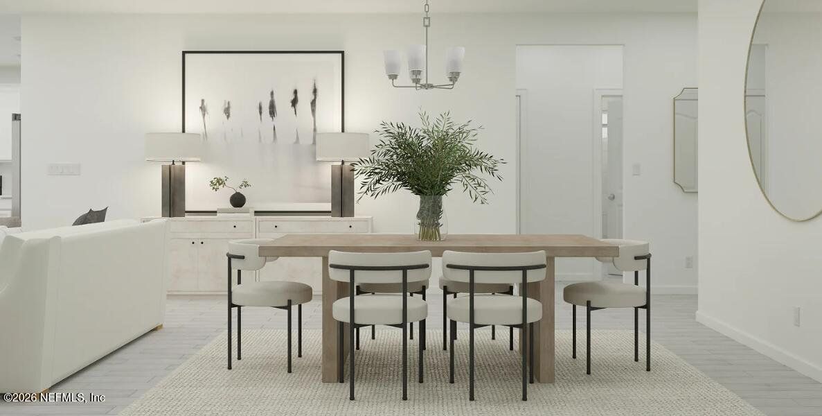 Furnished interior view inside a new home in Edenbrooke at Hyland Trail | 55+, Green Cove Springs (Image 11).