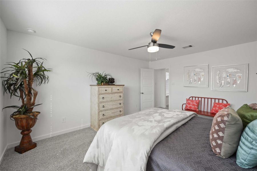 Representative image. The second floor is designed for comfort and flexibility, highlighted by a spacious primary suite with a well-appointed bath that includes a separate shower and tub. Representative image. The second floor is designed for comfort and flexibility, highlighted by a spacious primary suite with a well-appointed bath that includes a separate shower and tub.