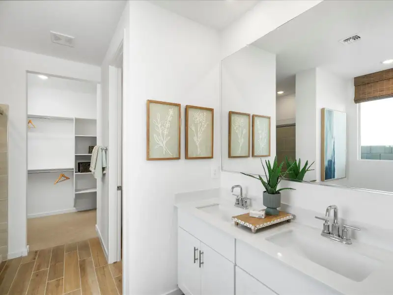 Furnished interior view inside a new home in Mountain View Estates Signature Series, Buckeye (Image 12).
