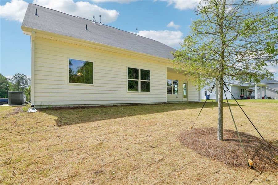 Exterior details and patio area of a home in Stephen's Landing, Loganville (Image 25).