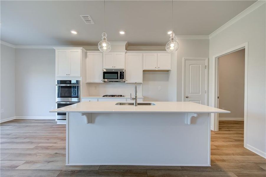 Furnished interior view inside a new home in Langley Overlook, Loganville (Image 7).