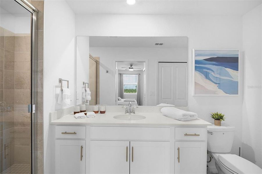 Furnished interior view inside a new home in , Venice (Image 17). Furnished interior view inside a new home in , Venice (Image 17).