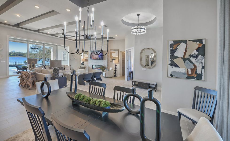 Furnished interior view inside a new home in West Hill Estates, Dade City (Image 19).