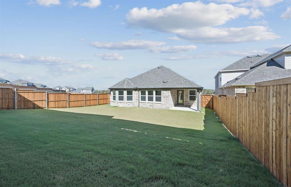 Oversized yard Oversized yard