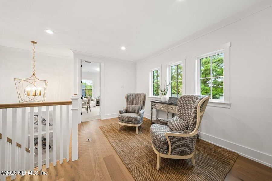 Furnished interior view inside a new home in , Jacksonville (Image 77).