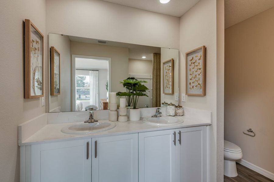 Representative furnished interior of a home built from the Cartagena by Casa Fresca Homes in Pasadena Woods, Dade City (Image 14). Representative furnished interior of a home built from the Cartagena by Casa Fresca Homes in Pasadena Woods, Dade City (Image 14).