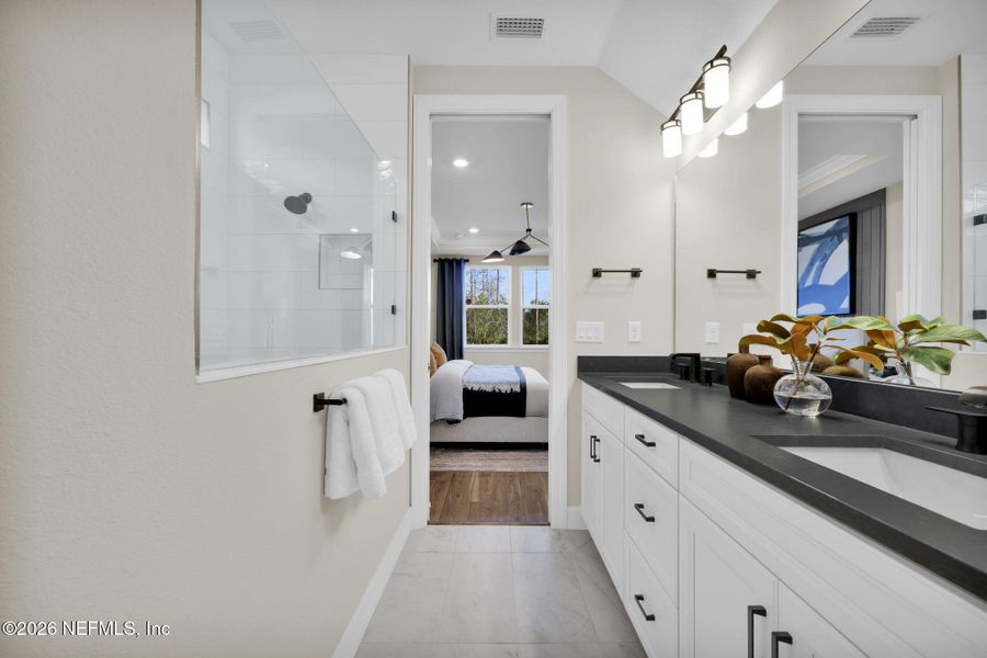 Furnished interior view inside a new home in Double Branch, Middleburg (Image 17).