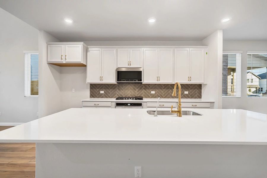 Representative furnished interior of a home built from the Granbury by Ashton Woods in The Trails at Carmel, Pflugerville (Image 40).