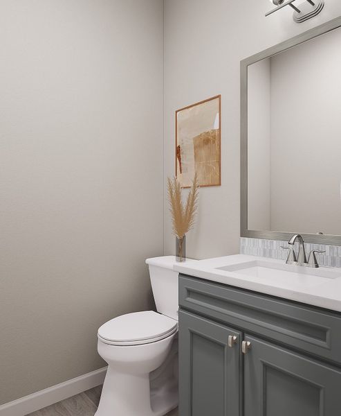 Representative furnished interior of a home built from the Spring Plan 50-2 by Tri Pointe Homes in Camerano at Abel Ranch, Goodyear (Image 13).