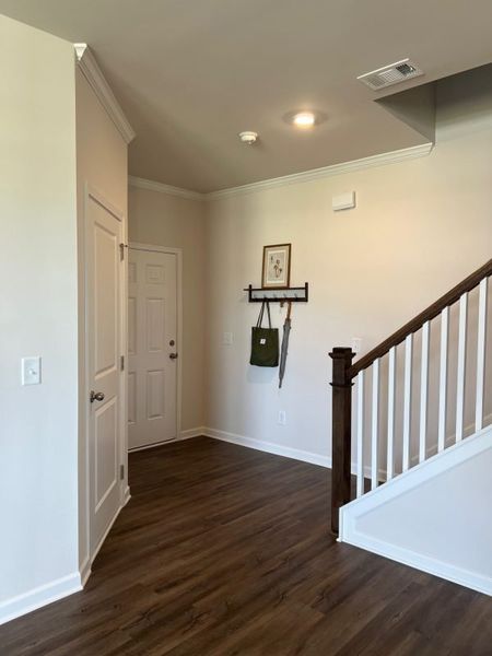 Representative unfurnished interior of a home built from the Springdale Townhome by Piedmont Residential in The Retreat at Browns Ridge, Newnan (Image 22).