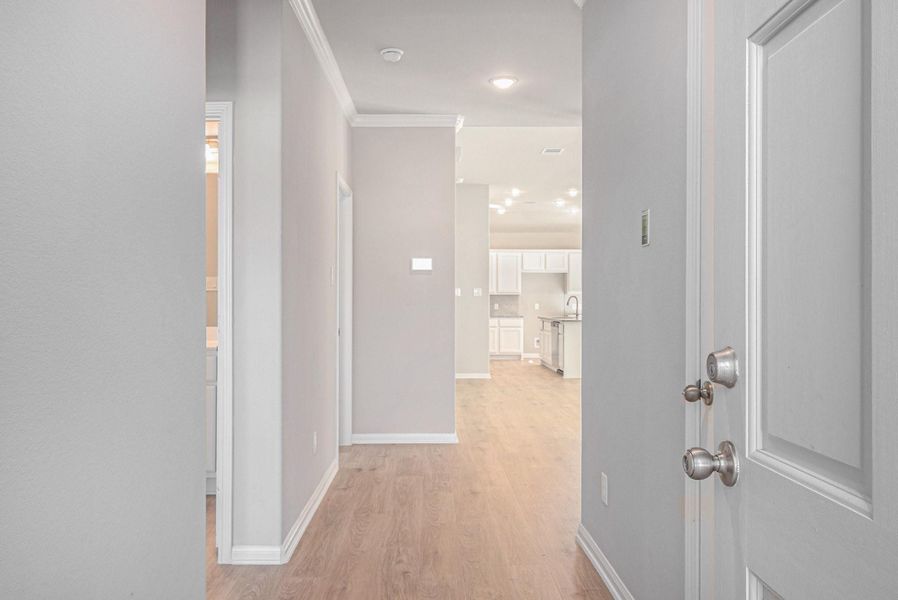 Spacious, unfurnished interior of a new home in Clear View Estates, Willis (Image 12). Spacious, unfurnished interior of a new home in Clear View Estates, Willis (Image 12).
