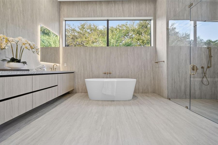 Furnished interior view inside a new home in , Miami (Image 41). Furnished interior view inside a new home in , Miami (Image 41).