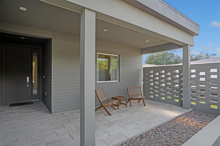 Exterior details and patio area of a home in , Lady Lake (Image 33). Exterior details and patio area of a home in , Lady Lake (Image 33).